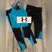 Under Armour Pants & Jumpsuits | Like New! 3 Bundle: Under Armour Leggings, Tank Top & Crop Pants - Xs | Color: Black/Blue | Size: Xs