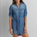 American Eagle Outfitters Dresses | American Eagle Denim Shirt Dress - Size Medium | Color: Blue | Size: M