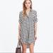 Madewell Dresses | Madewell Courier Shirtdress In Buffalo Check Plaid | Color: Black/White | Size: L