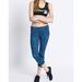 Nike Pants & Jumpsuits | Nike Dri Fit Printed Training Tights Cropped Leggings Blue Women’s Size M | Color: Blue | Size: M