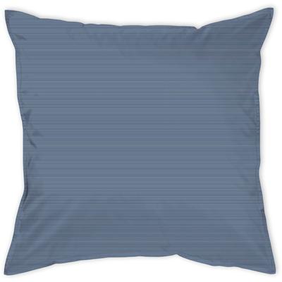 Kissenbezug CURT BAUER "Bente", blau (navy), B:80cm L:80cm, Mako-Brokat-Satin, Obermaterial: 100% Baumwolle, Kissenbezüge, Erscheinungsbild einer Mélange Image