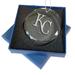Kansas City Royals 3.25'' Laser Engraved Glass Ornament