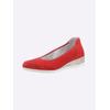 Ballerina CASUAL LOOKS, Damen, Gr. 41, rot, Veloursleder, sportlich, Schuhe