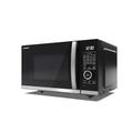 SHARP YC-QC254AU-B 25 Litre 900W Digital FLATBED Combination Microwave Oven with 1050W Grill, 10 power levels, ECO Mode, defrost function, LED cavity light - Black