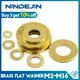 NINDEJIN-Rondelle plate en laiton M2 M.5 M3 figuré M5 MeaccelerBrass Rondelle plate Joint plat