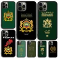 Maroc Feel Passport Phone Case Cover iPhone 15 14 SE 2020 Poly XS 11 12 13 Mini Pro MAX