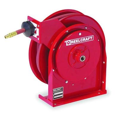 REELCRAFT 4435 OLP Spring Return Hose Reel, 1/4 in Hose Diameter, 35 ft Length,
