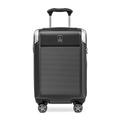 Travelpro Platinum Elite Hardside Expandable Carry on Luggage, 8 Wheel Spinner, TSA Lock, Hard Shell Polycarbonate Suitcase, Shadow Black, Compact Carry on 20-Inch