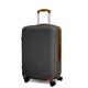 CALDARIUS Suitcase Medium Size| Hard Shell | Lightweight | 4 Dual Spinner Wheels | Trolley Luggage Suitcase | Medium 24" Hold Check in Luggage | Combination Lock, (Grey, Medium 24'')
