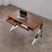 Brayden Studio® Amishi Mackenzie Desk Wood/Metal in Black | 30 H x 48 W x 10.4 D in | Wayfair FE9FD38BD52E40818793C837F86ECFB3