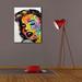 Red Barrel Studio® Marilyn Monroe Ii by Dean Russo - Wrapped Canvas Graphic Art Canvas, in Black/Blue/Yellow | 34 H x 26 W x 1.5 D in | Wayfair