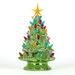 The Holiday Aisle® Christmas Tree That Lights Ups - Inspired Vintage Christmas Tree - Light Up Tree | 11.5 H x 6.5 W x 6.5 D in | Wayfair