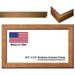 8.5 x 5.5 Inch Professional Business License Frame - Metallic Bronze Wood