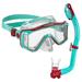 Rapido Boutique Collection Clareza Junior 180Â° Panoramic View Anti-Leak Anti-Fog Kids Snorkel Mask Set Combo Kit - Silicone Mask and Dry Snorkel Set for Youth and Junior Snorkeling and Swim Gear