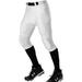 Alleson Athletic 675NFY Youth No Fly Football Pant with Slotted Waist (Pads Not Included) - White