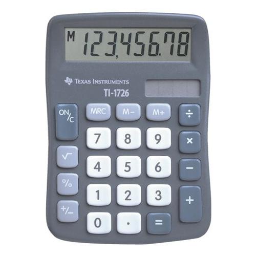 Taschenrechner »TI-1726« blau, Texas Instruments, 8.3x2.2x11.4 cm