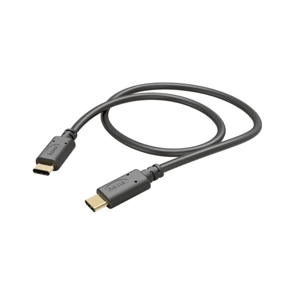 Hama Ladekabel USB-C auf USB-C 1 m schwarz schwarz