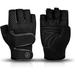 Workout Gloves Gym Gloves for Men/Women QWZNDZGR [3MM Gel Pad] [3/4 Finger] Weight Lifting Gloves Wrist Support Fitness Gloves for Powerlifting Exercise Fitness Training Bike Pull ups and Rowing