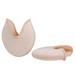 Pair of Silicone Ballet Dance Pointe Shoes Pads Soft Toe Cap Protector L L