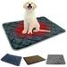 Winter Pet Heating Pad Heat Mat Self-Heating Blanket for Cats and Dogs Self-Heating Washable Indoor Heat Mat Gray 40x50CM