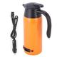 12 V/24 V 800 ml Large Capacity Portable Car Electric Heating Cup Drinking Travel Cup Water Kettle for Water Tea Coffee Milk (Orange)