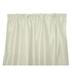 Faux Silk Solid Dupioni Window Curtain 56 Inch Wide Ivory