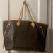 Louis Vuitton Bags | Authentic Louis Vuitton Monogram Tote Bag | Color: Red/White | Size: Os