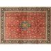 Ahgly Company Indoor Rectangle Traditional Red Persian Area Rugs 5 x 8
