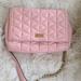 Kate Spade Bags | Kate Spade Emelyn Emery Court Leather Shoulder Bag Crossbody Bag | Color: Gold/Pink | Size: 7"H X 10.1"W X 2.1"D