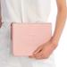 Kate Spade Bags | Kate Spade 3d Logo Blush Pink Leather Wristlet Tassel Casual Dinner Party | Color: Pink | Size: Os