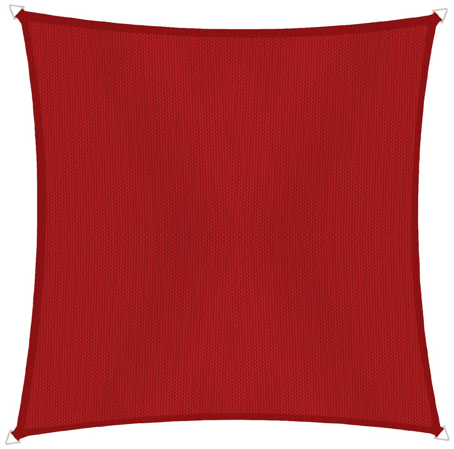 Sonnensegel WINDHAGER "Capri Quadrat", rot, B:400cm T:400cm, Polyester, Sonnensegel, 4x4m, rot