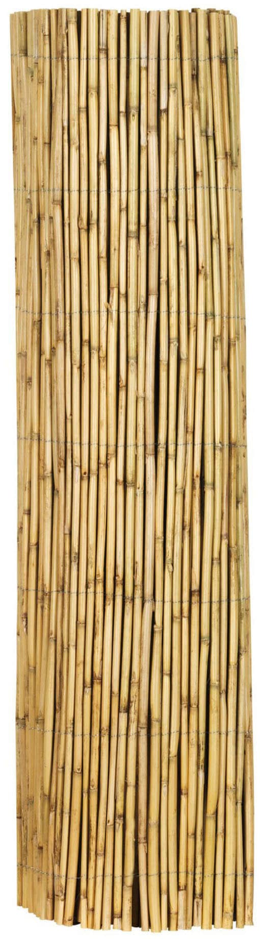 Balkonsichtschutz WINDHAGER, beige (natur), B:300cm H:100cm, Bambus, Markisen, Balkonblende aus Bambus, 1x3m
