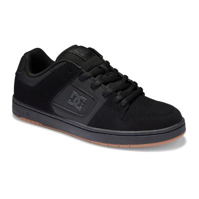 Sneaker DC SHOES "Manteca", Gr. 10,5(44), schwarz, Obermaterial: Leder (Kuh) / Futter: Textil / Außensohle: Gummi, Schuh