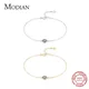 Modian – Bracelet rond en argent Sterling 925 véritable pour femme bijoux ronds et exquis en