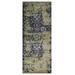 Machine Woven Heatset Polypropylene Area Rug Contemporary Silver M00033