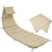 Outdoor Hanging Lounge Chair Replacement Cushion and Umbrella Fabric for Chaise Hanging Hammock Chair