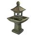 Design Toscano Sacred Space Pagoda Illuminated Garden Fountain