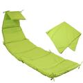 Outdoor Hanging Lounge Chair Replacement Cushion and Umbrella Fabric for Chaise Hanging Hammock Chair
