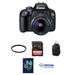 Canon EOS Rebel T100 DSLR Camera with 18-55mm Lens and Accessory Kit 2628C029