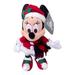 Disney Toys | Disney Parks Santa Minnie Mouse Retro Christmas Holiday Plush | Color: Red | Size: 9”