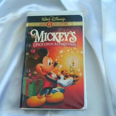 Disney Car Audio, Video & GPS | Disney Mickey's Once Upon A Christmas Gold Collection Vhs | Color: Black/Gold | Size: Os