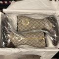 Gucci Shoes | Gucci Gg Monogram Leather/Canvas Boots | Color: Brown | Size: 6.5