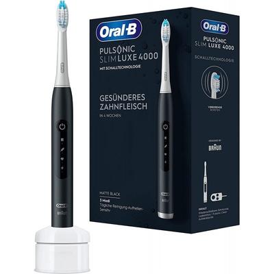 Oral-B Pulsonic Slim Luxe 4000 Matte Bla Elektrische Zahnbürste, Schwarz