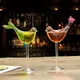 Verre à Cocktail Transparent en Forme d'Oiseau Sans Plomb Étagère Haute pour Vin Bar