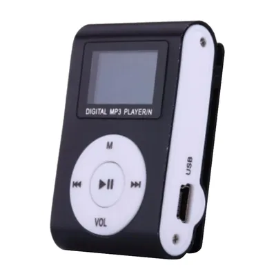 Mini lecteur MP3 Portable avec Clip en métal musique prenant en charge la carte SD TF Interface
