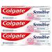 Colgate Whitening Toothpaste for Sensitive Teeth Enamel Repair and Cavity Protection Fresh Mint Gel 6 Oz (Pack of 3)