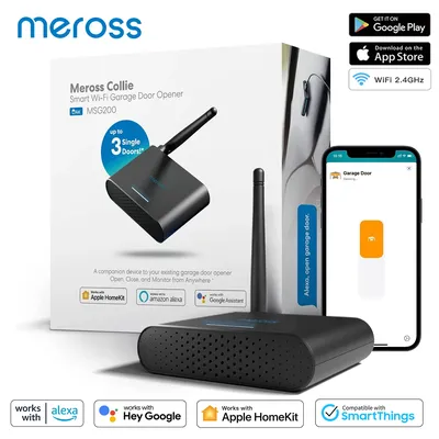 Meross – ouvre-porte de Garage intelligent avec antenne externe contrôleur de porte de Garage WiFi