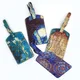 Étiquette de bagage en cuir PU peinture artistique Van Gogh sac à main pour couples amoureux
