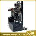 Boîtier pour ordinateur gamer DIY tour de PC à cadre ouvert T1 avec refroidissement par eau