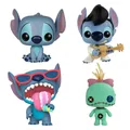 Figurines Disney ScrŽen vinyle pour enfants Stitch Elvis #127 #159 #636 Collection de jouets